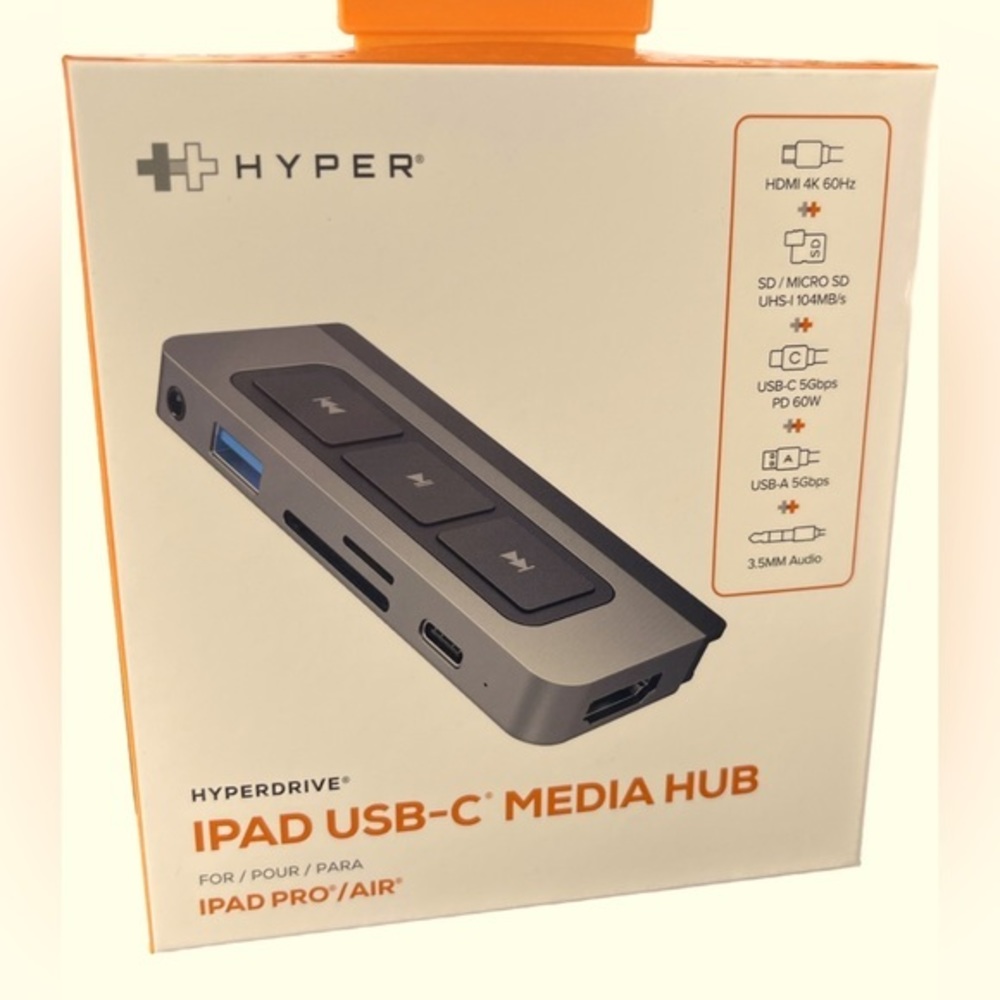 HyperDrive 6-in-1 USB Type-C Media Hub